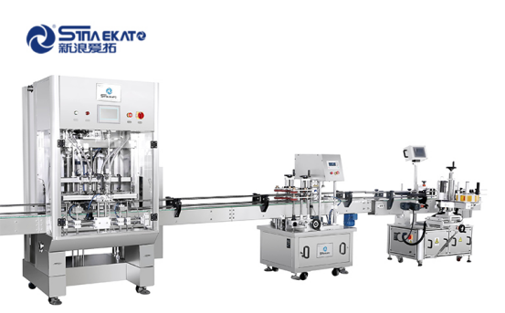 新浪愛(ài)拓灌裝旋蓋貼標(biāo)一體機(jī) 新浪愛(ài)拓灌裝旋蓋貼標(biāo)一體機(jī)